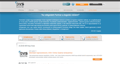 Desktop Screenshot of dvs.hu