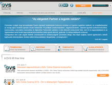 Tablet Screenshot of dvs.hu